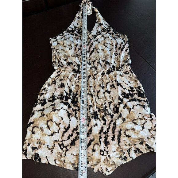Versona Womens Open-Back Tie-Dye Print Sleeveless Romper size L - Picture 8 of 8